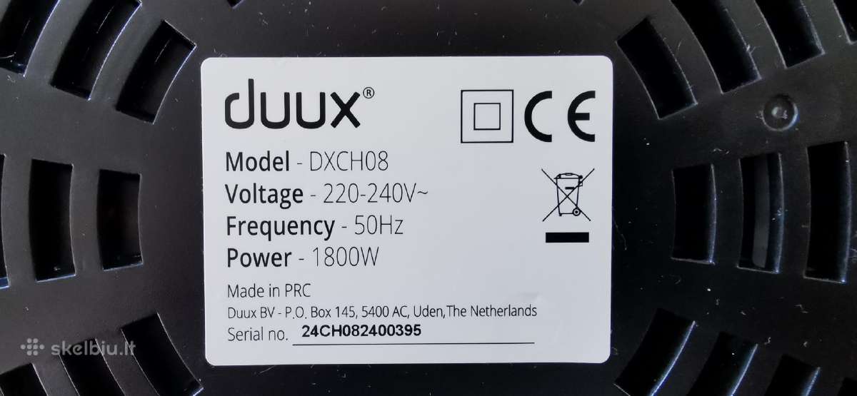 Duux edge Dxch08 1500 radiatorius 1,5kw - nuotraukos Nr. 2