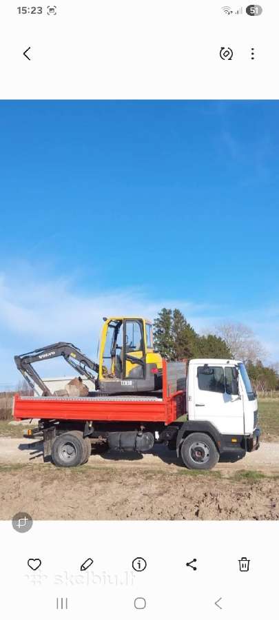 Mini ekskavatoriaus 3,3t ir savivarčio paslaugos - nuotraukos Nr. 4