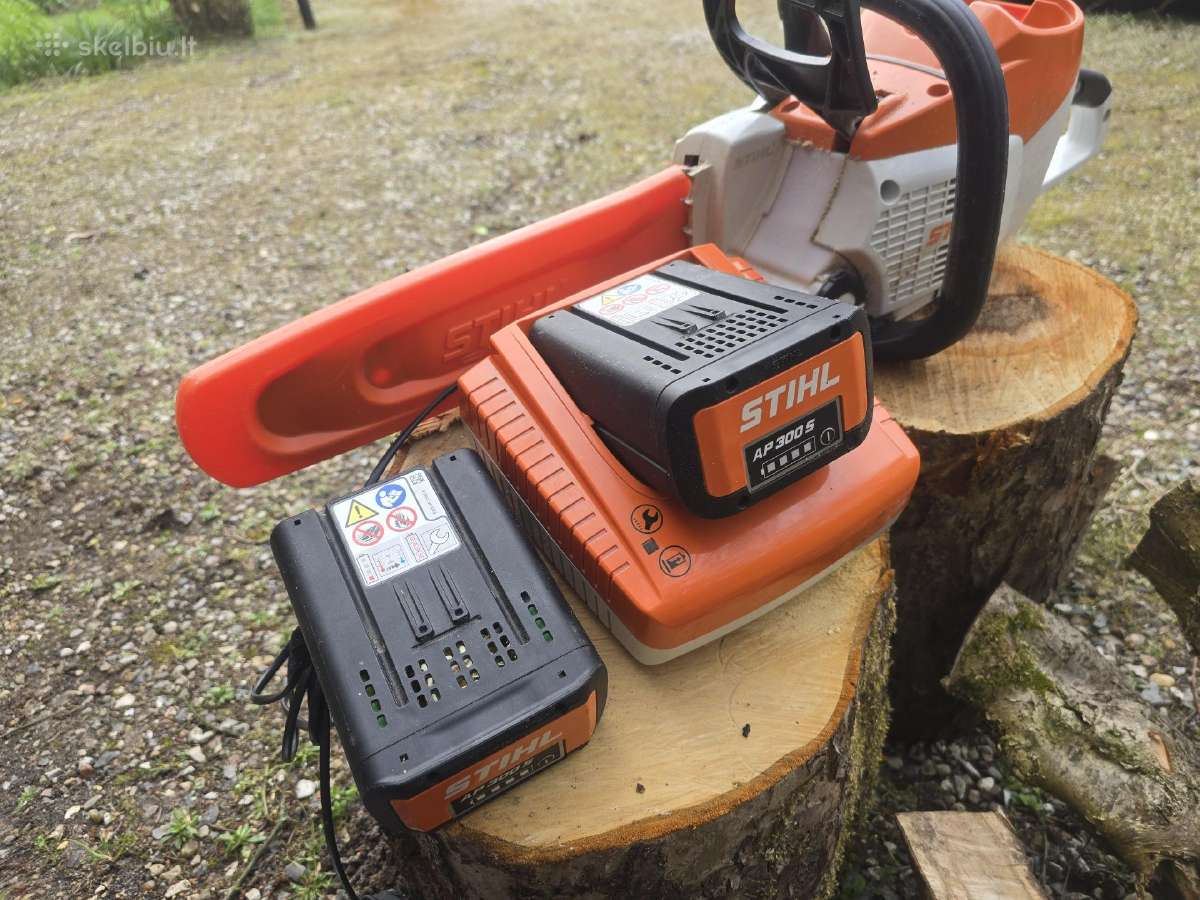 Stihl 220s,2.1kw akumuliatorinis +2baterijos - nuotraukos Nr. 2