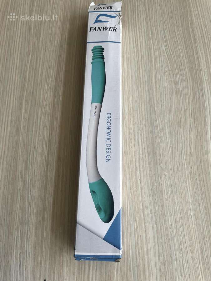 Ergonominė pagalbinė tualeto lazda