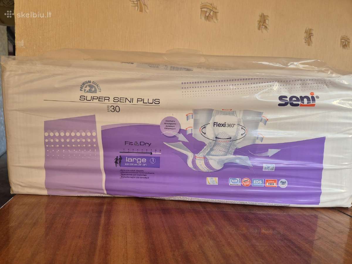 Super Seni Plus sauskelnės (Large)