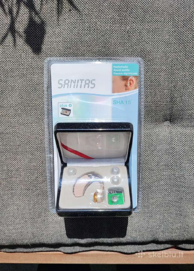 Sanitas Sha 15 klausos stiprintuvas