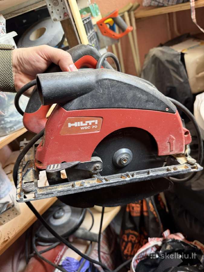 Hilti Wsc 70 – Tikras žvėris storiems pjūviams