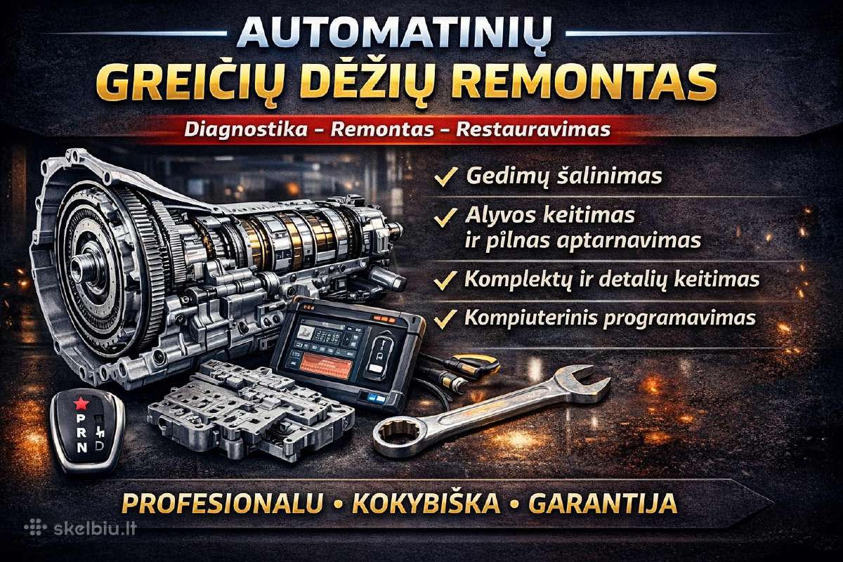 Automatiniu Greičio dėžių remontas