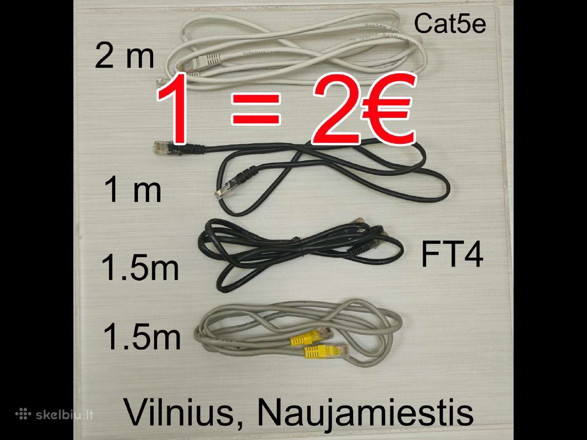 Ethernet interneto kabeliai (Vilnius, Naujamiestis