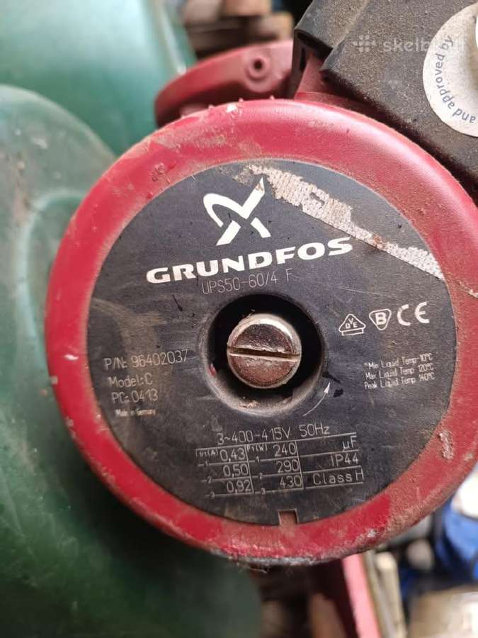 Cirkuliaciniai vandens siurbliai Grundfos Ups 50-6 - nuotraukos Nr. 6