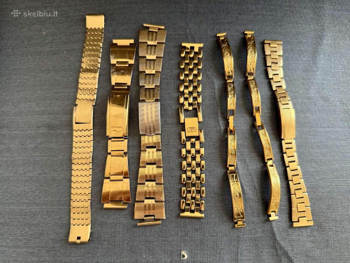 Senos rusiskos rankiniu laikrodziu apyrankes 18 mm