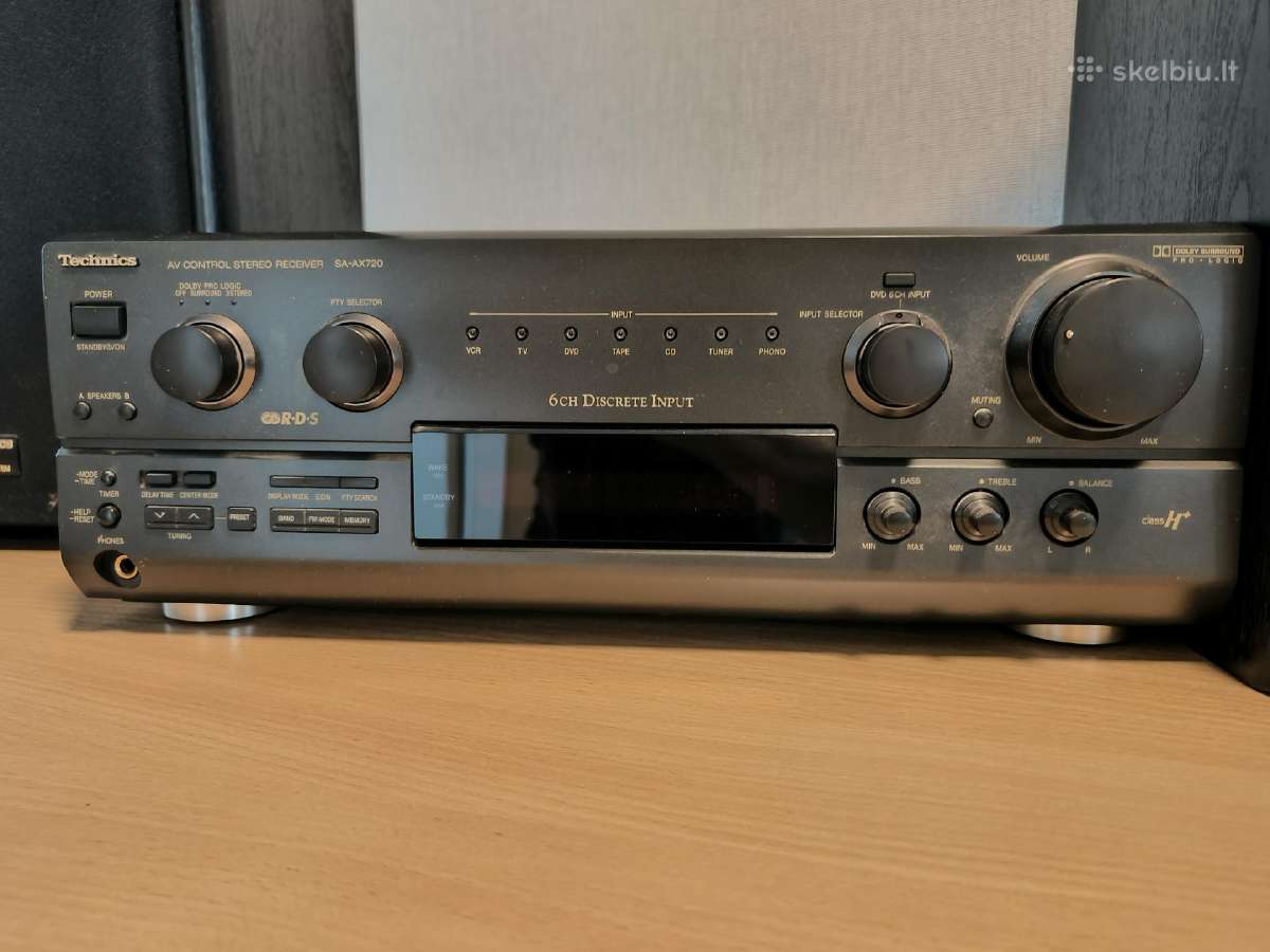 Audio stiprintuvas su resiveriu ir kolonėlėm - nuotraukos Nr. 2