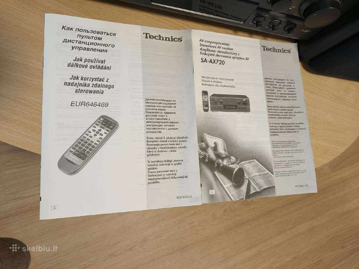 Audio stiprintuvas su resiveriu ir kolonėlėm - nuotraukos Nr. 5