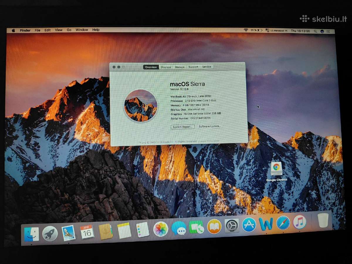 MacBook Air 2010 – Cheap & Working (No Charger)
