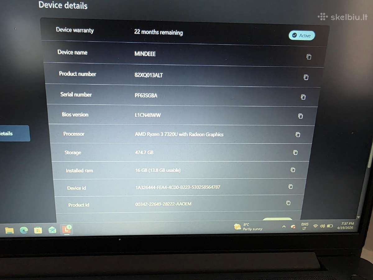 Lenovo Ideapad Slim3 - nuotraukos Nr. 3