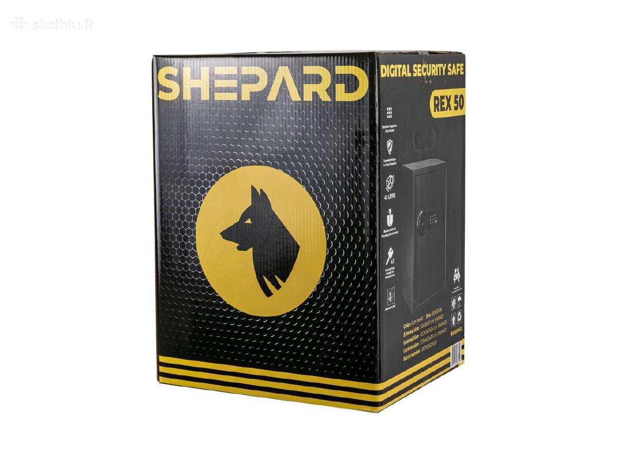 Seifas Shepard Rex50 su elektronine spyna -40% - nuotraukos Nr. 8