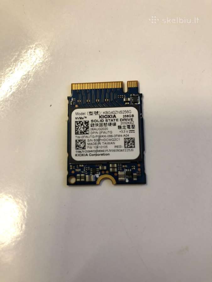 256gb SSD Pcie gen3 M2 2230 Kioxa