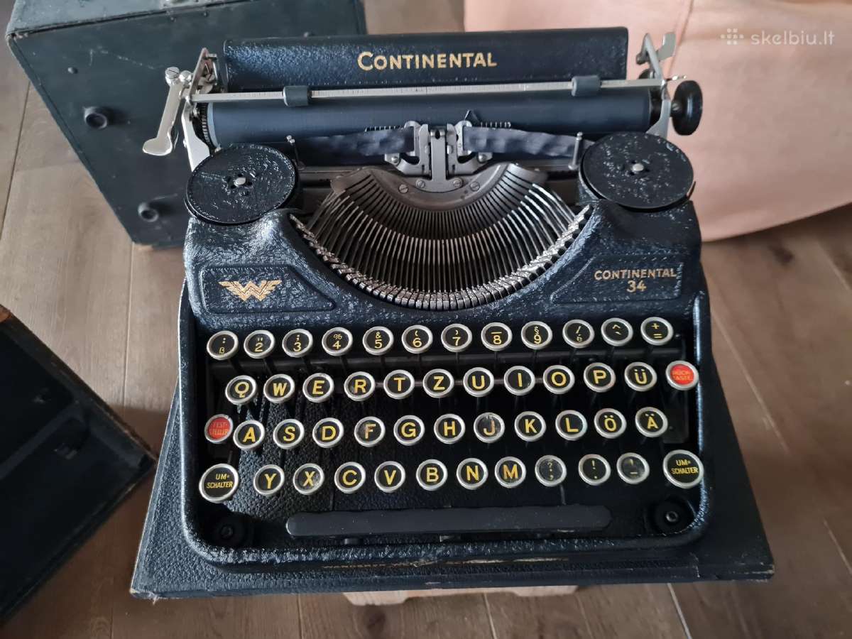 Continental 34 spausdinimo mašinėlė