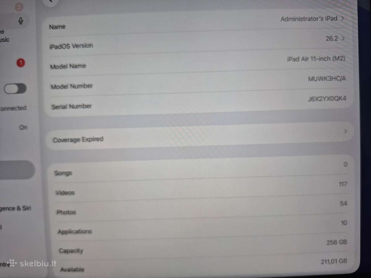 Parduodamas iPad Air 11" (M2) su klaviatūra - nuotraukos Nr. 4