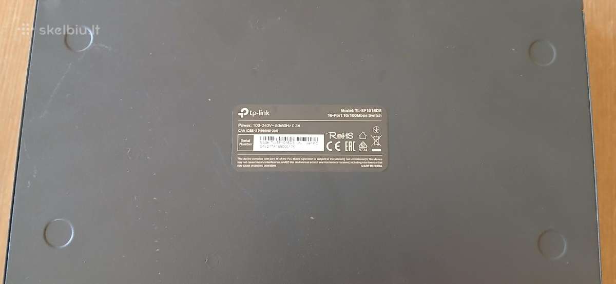 Tp-link Tl-sf1016ds - nuotraukos Nr. 3