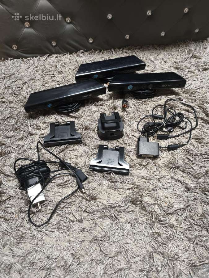 Xbox 360 kinect,adapteriai,laikikliai