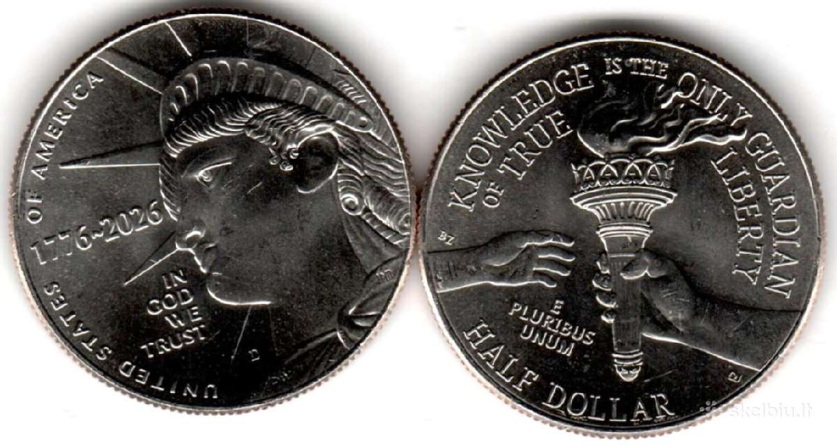 JAV half dollar 2026