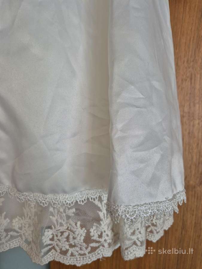 Suknelė balta 110 cm ūgiui nauja - nuotraukos Nr. 8