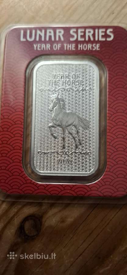1oz sidabrinis luitas lunar, Arklio metai, 2026
