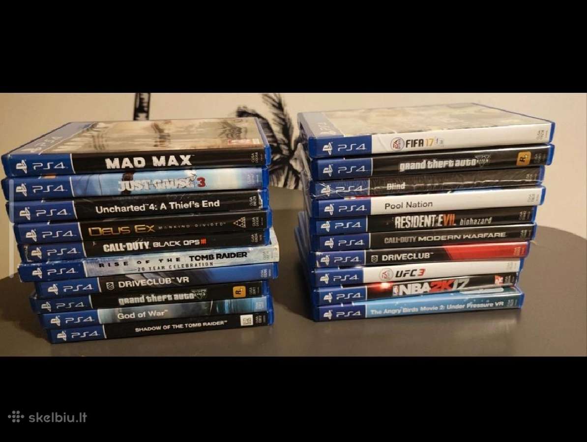 Ps4+2pultai visi laidai+20 žaidimų - nuotraukos Nr. 2