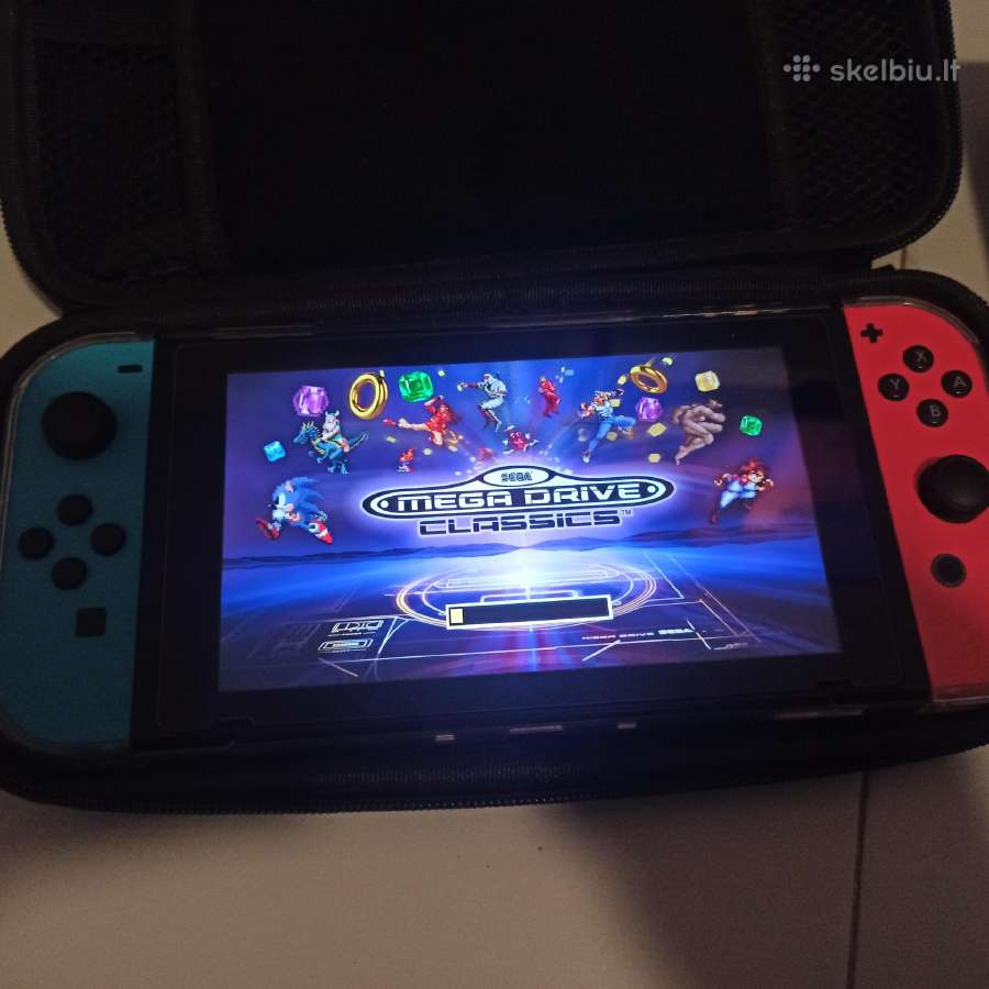 Nintendo Switch V2 (atristas) – su 128 GB atmintim
