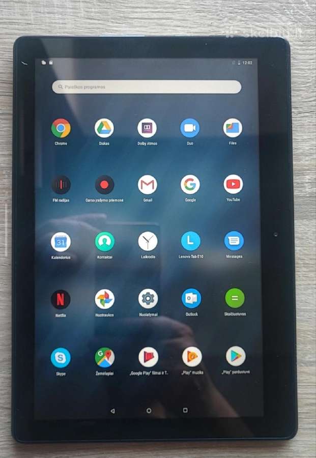 Lenovo Tab E10 planšetė + pakrovėjas - nuotraukos Nr. 2