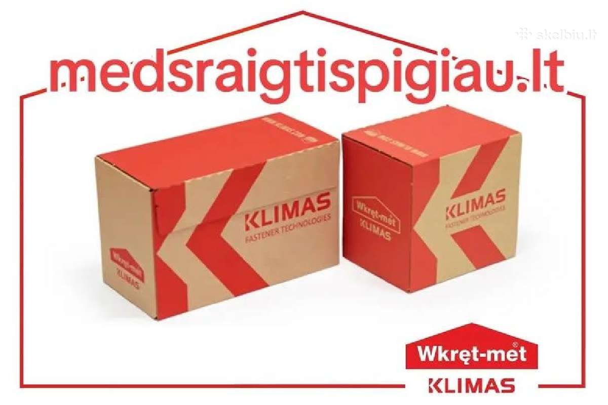 Konstrukciniai medsraigčiai Klimas Pigiau