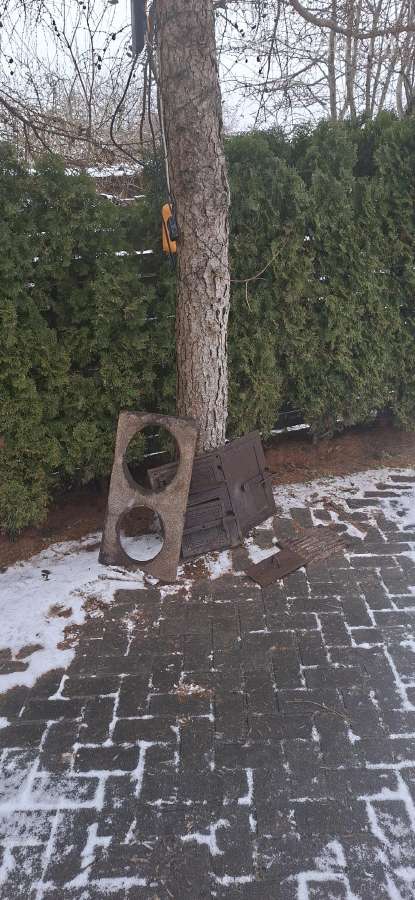 Senovinės ketaus(špyžiaus)krosnies detalės - nuotraukos Nr. 3