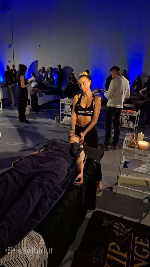 Professional massage champion