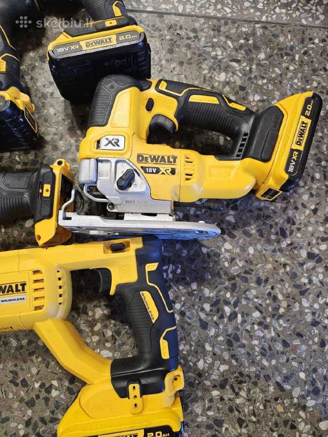 Dewalt 5 irankiu komplektas su 4 x baterijom - nuotraukos Nr. 2