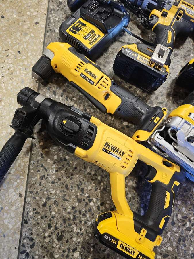 Dewalt 5 irankiu komplektas su 4 x baterijom - nuotraukos Nr. 3