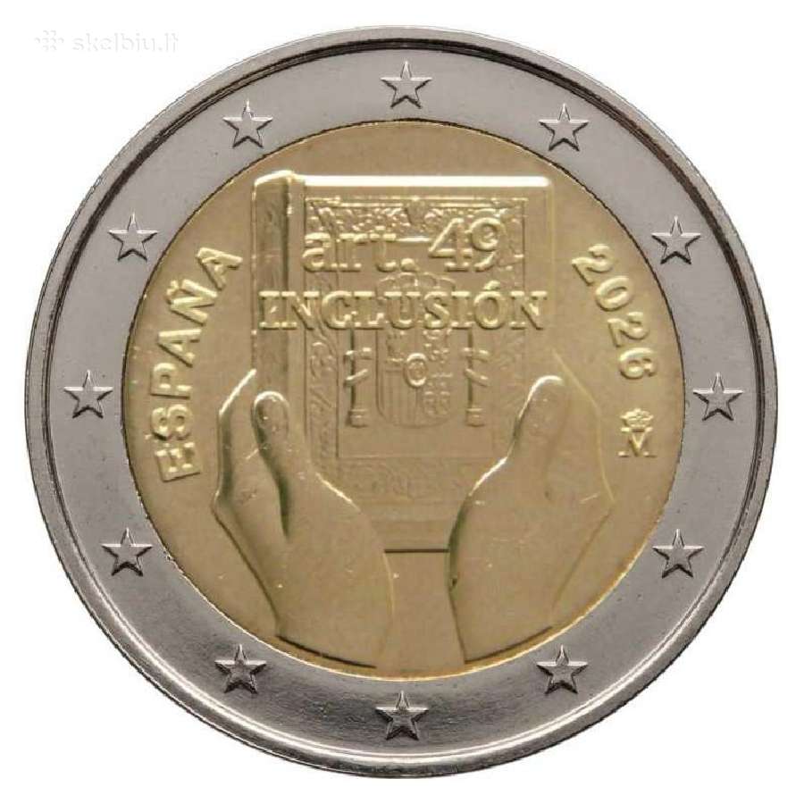 Ispanijos proginės euro monetos - nuotraukos Nr. 2