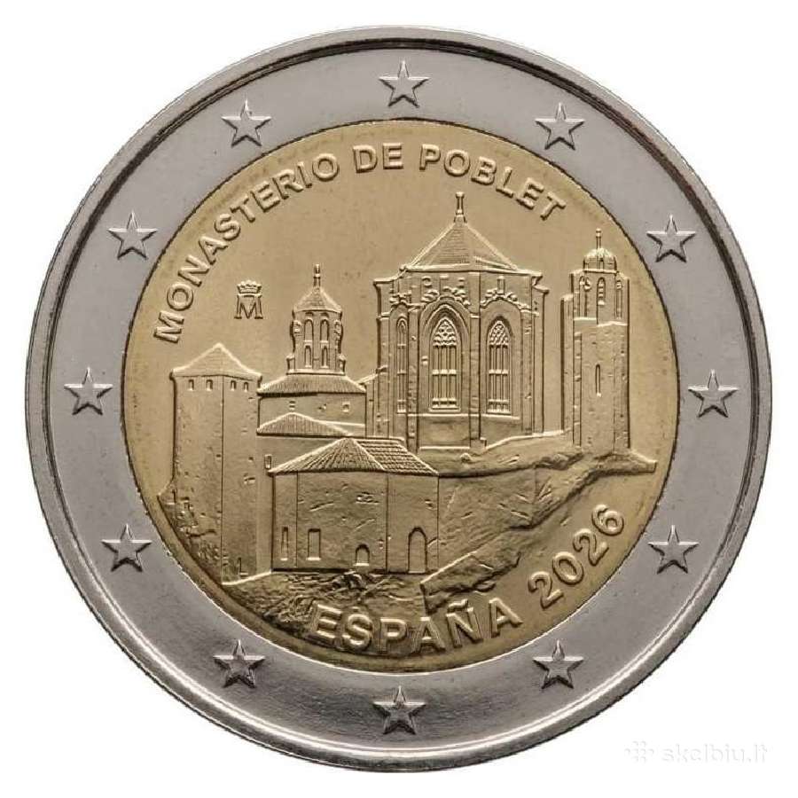 Ispanijos proginės euro monetos