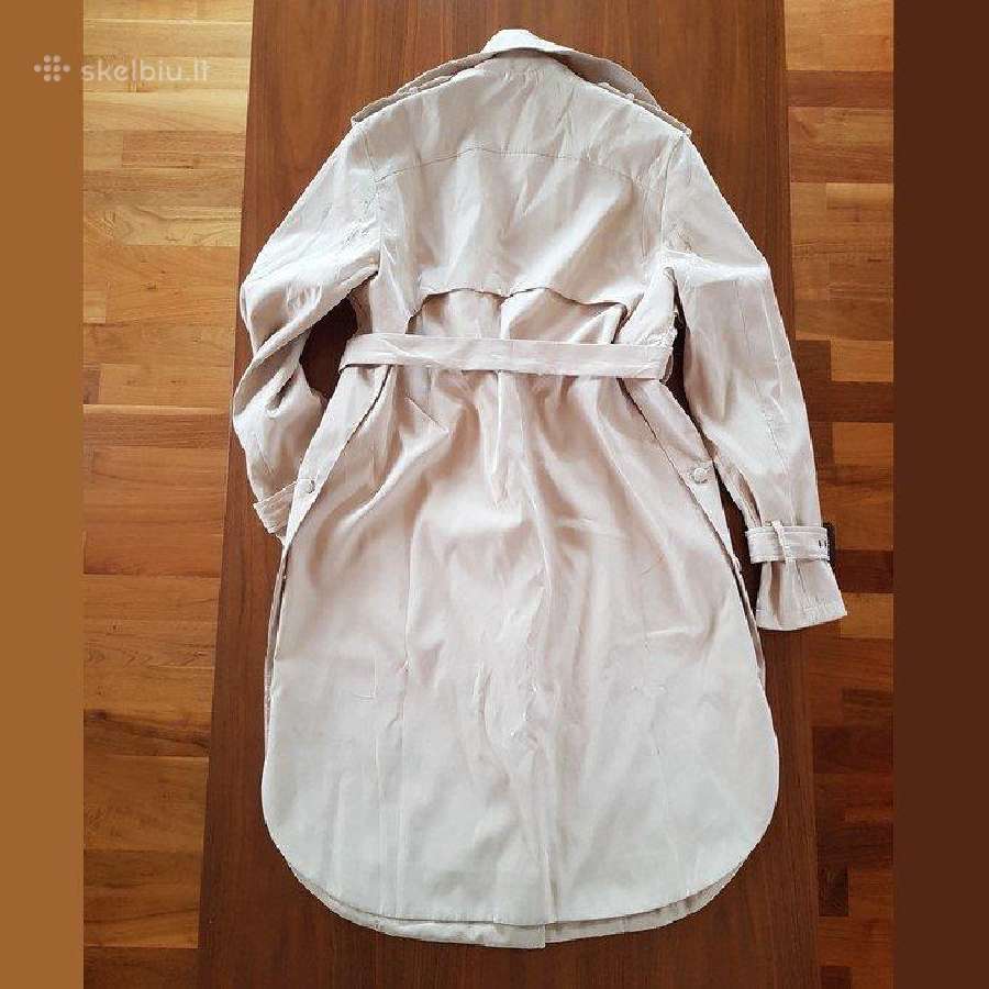 Naujas! Trench Coat Trencas Trencz new Trenc palta