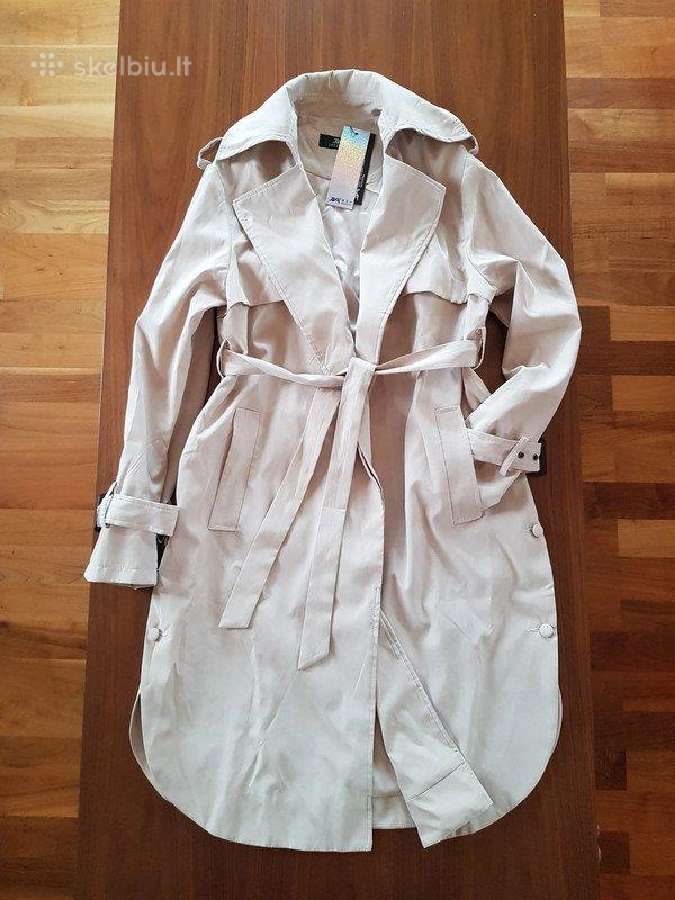 Naujas! Trench Coat Trencas Trencz new Trenc palta - nuotraukos Nr. 9