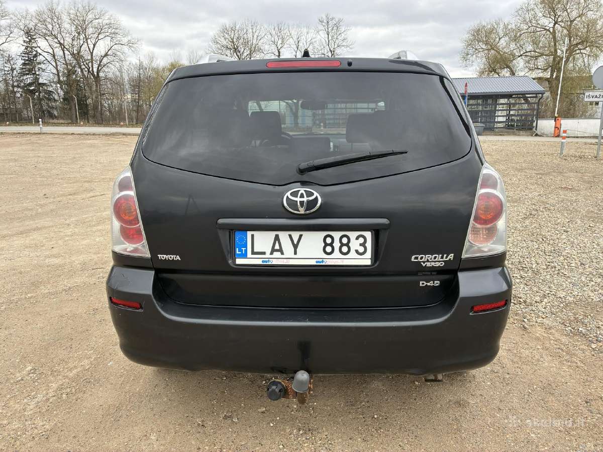 2007 m. Toyota Corolla Verso 2.2 D-4d – tvarkingas - nuotraukos Nr. 8