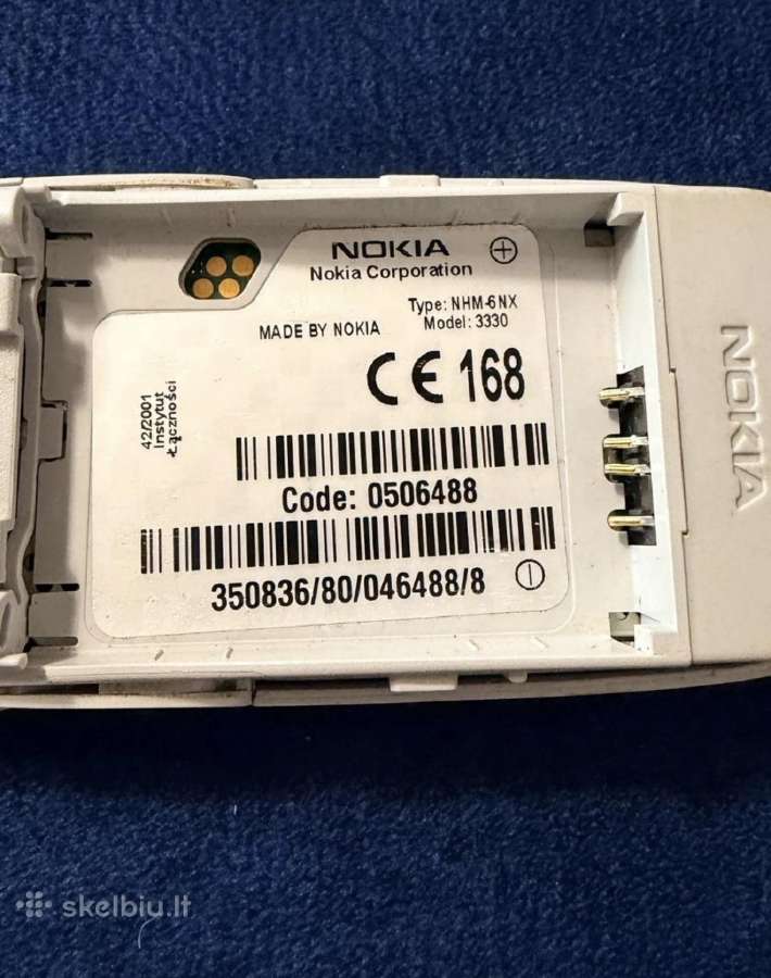 Mobilus telefonas Nokia 3330 - nuotraukos Nr. 4