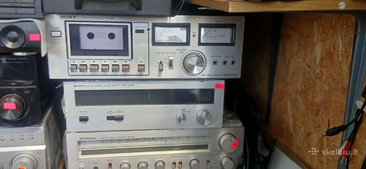 Technics Sanyo Vintažinė garso technika