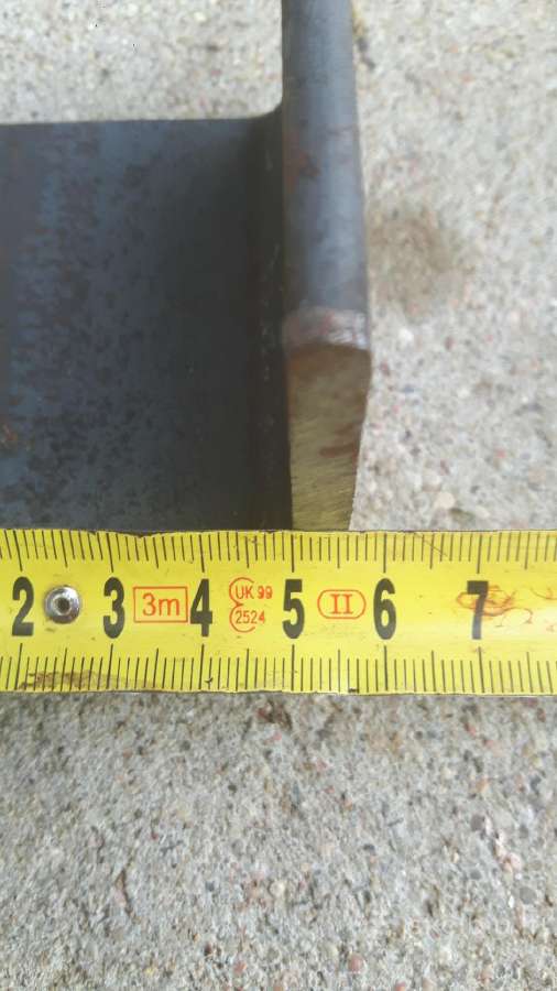 Metaliniai kampai 6x6cm., ilgis 7,5cm., storis 4mm - nuotraukos Nr. 6