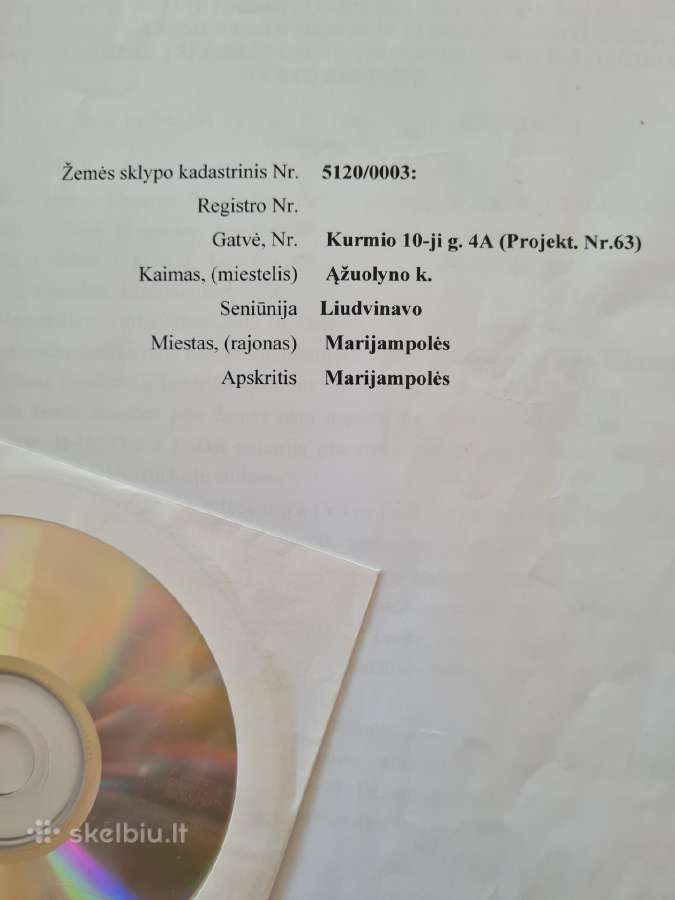 Parduodamas sodo sklypas - nuotraukos Nr. 3