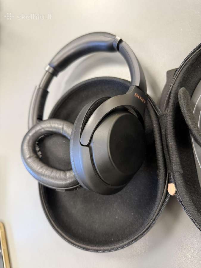 Belaides ausines Sony Wh-1000xm3 Black (Juodos) - nuotraukos Nr. 2
