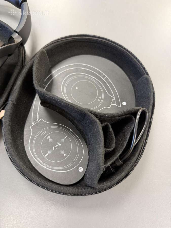 Belaides ausines Sony Wh-1000xm3 Black (Juodos) - nuotraukos Nr. 3