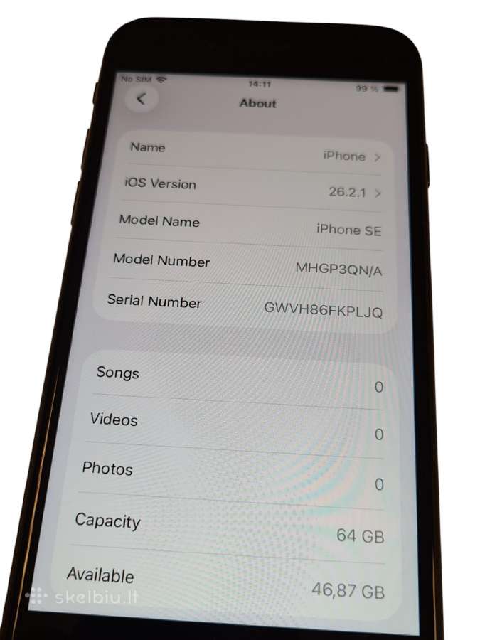 iPhone Se (2020) 64gb + 3 mėn. garantija - nuotraukos Nr. 4