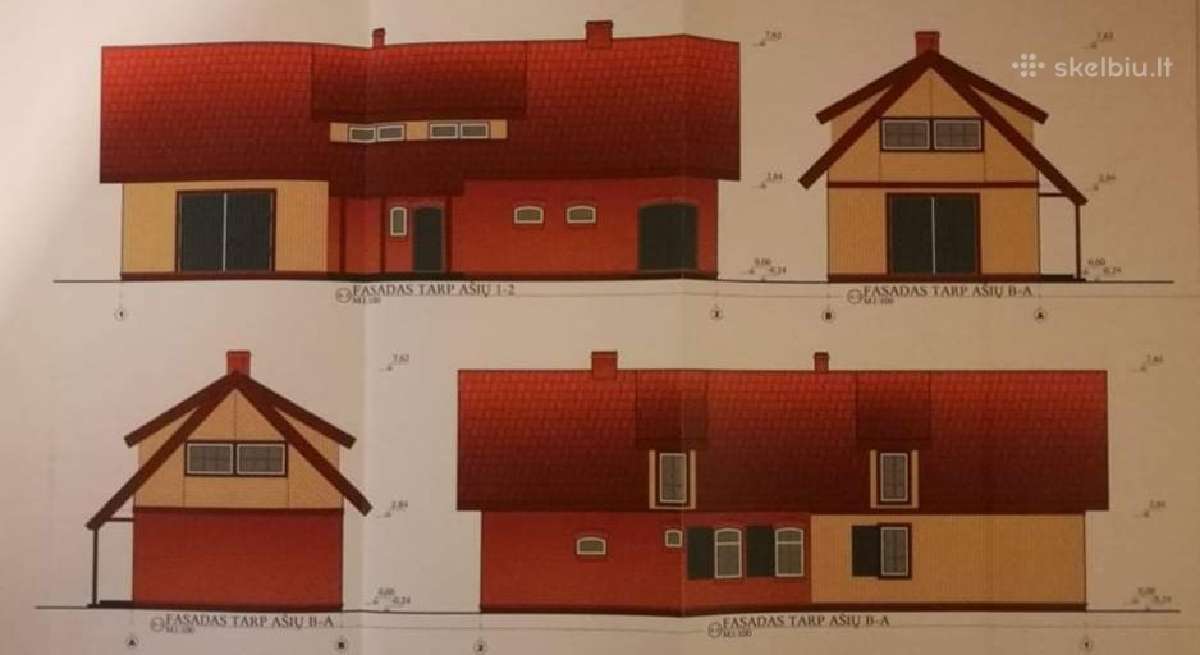 Parduodamas namų valdos sklypas su projektu - nuotraukos Nr. 2