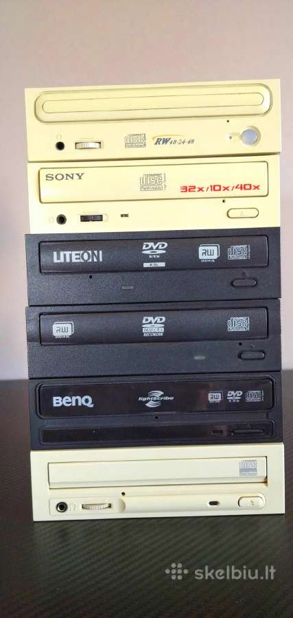 Retro Senos Stacionarių Kompiuterių CD Dvd Rom