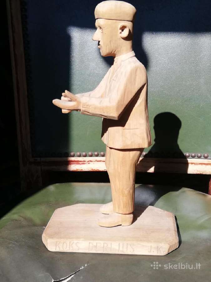 Senas .medinukas j.kazlauskas.30cm.210e - nuotraukos Nr. 2