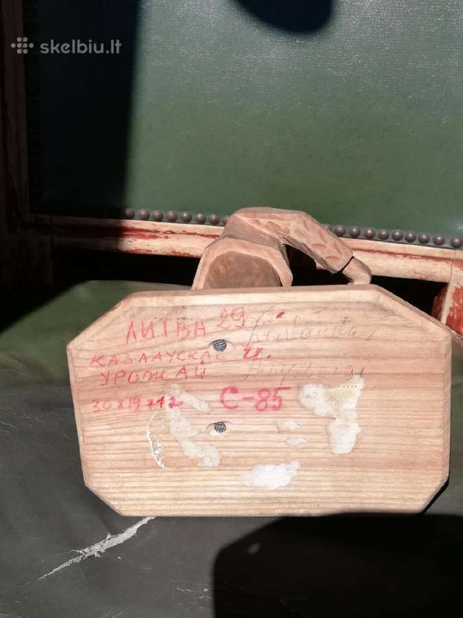 Senas .medinukas j.kazlauskas.30cm.210e - nuotraukos Nr. 4