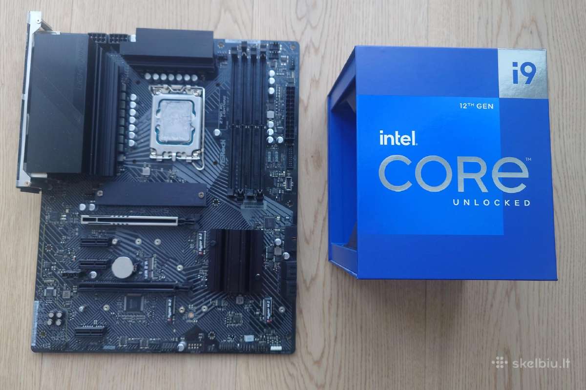Intel i9-12900k + Asrock Z790 Pg Lightning + (RAM)