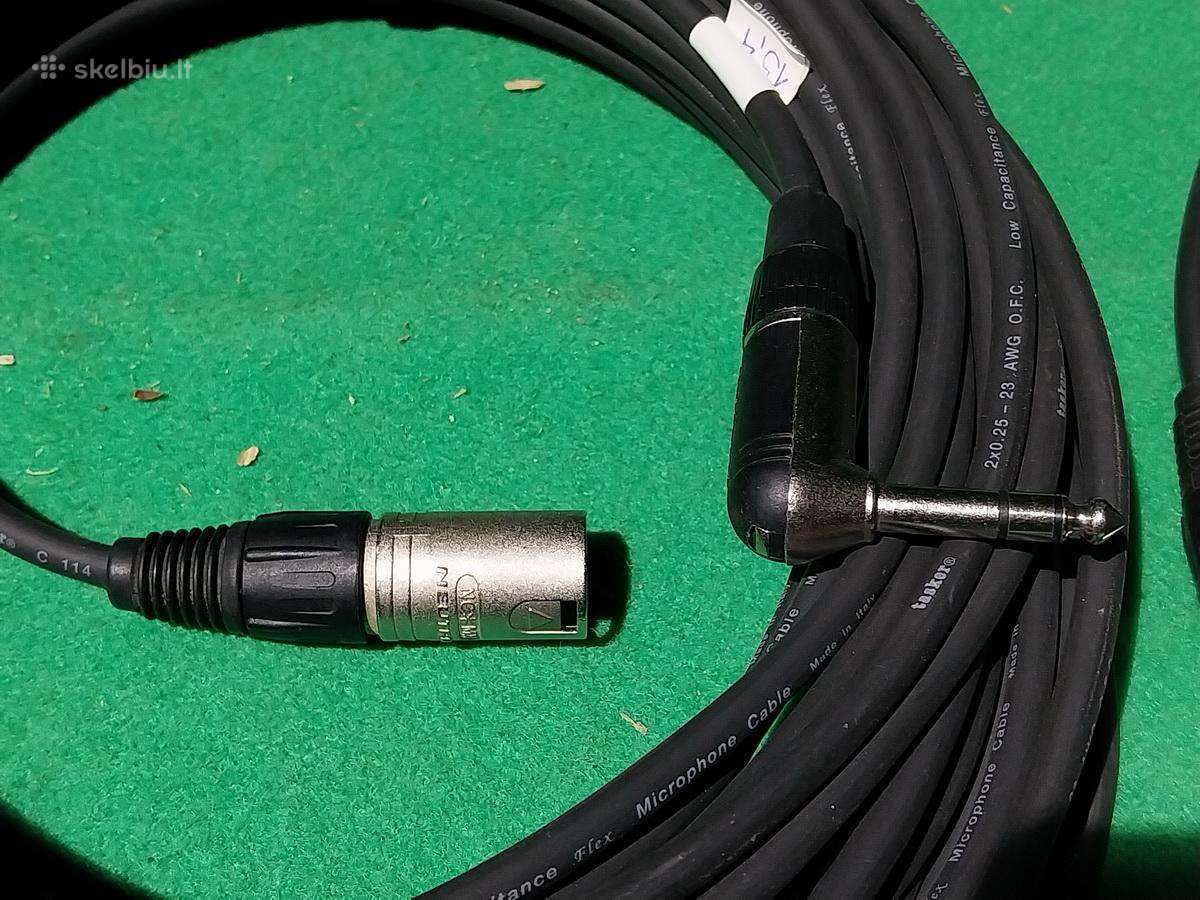 Audio kabelis Xlr 3pin kištukas 6.3mm - nuotraukos Nr. 2